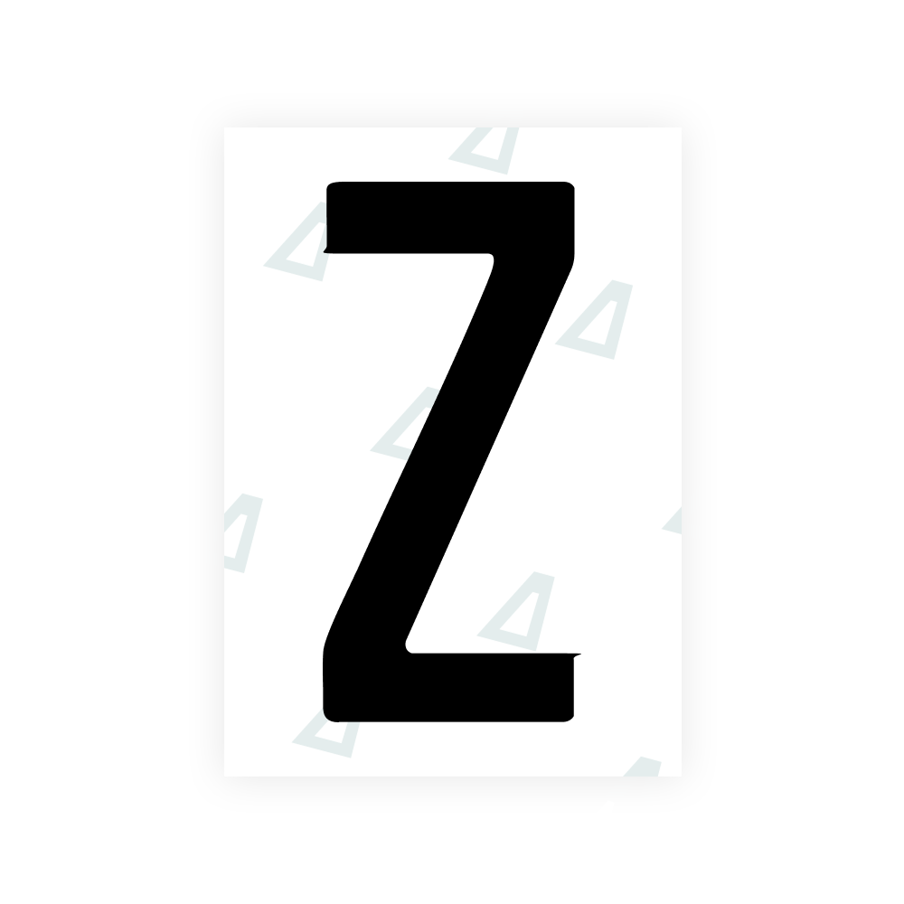 Alite Nanofilm para placas de veículos dos Estados Unidos (Colorado) – Símbolo "Z"