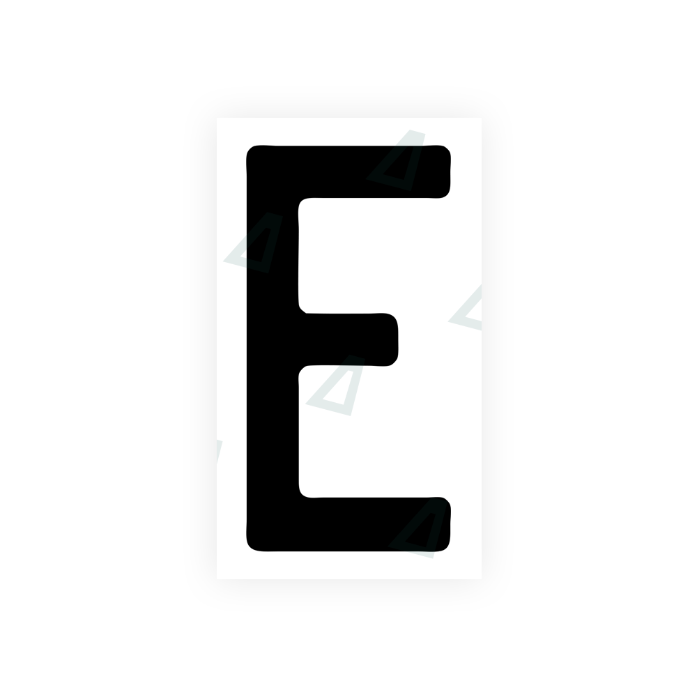 Alite Nanofilm for front Switzerland license plates - Symbol "E" - Alite