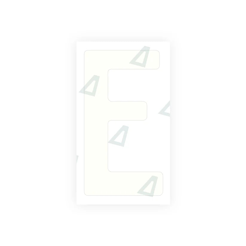 Alite Nanofilm für Tansania (quadratische) Nummernschilder - Symbol "E"