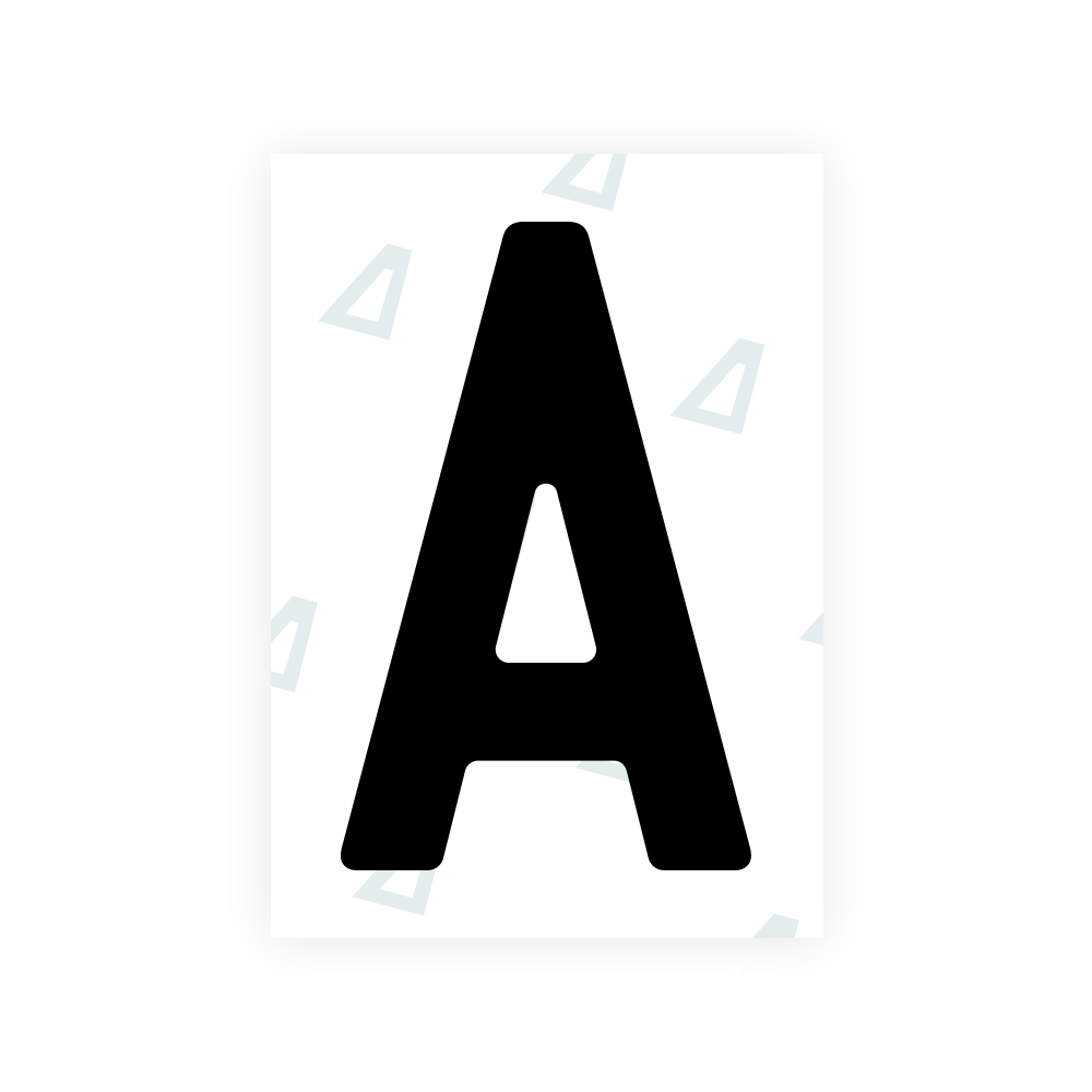 Alite Nanofilm for Finland license plates - Symbol "A"