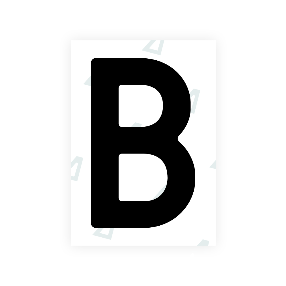 Alite Nanofilm for Finland license plates - Symbol "B"