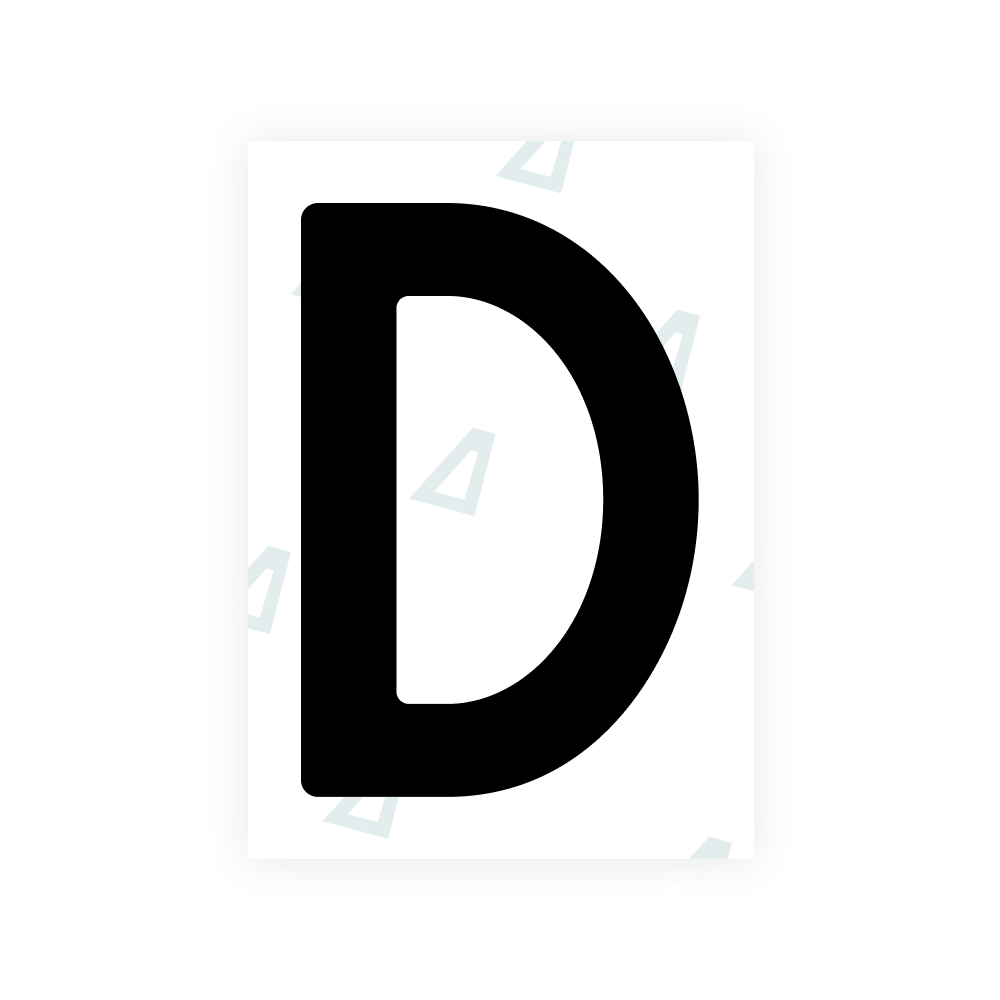 Alite Nanofilm for Finland license plates - Symbol "D"