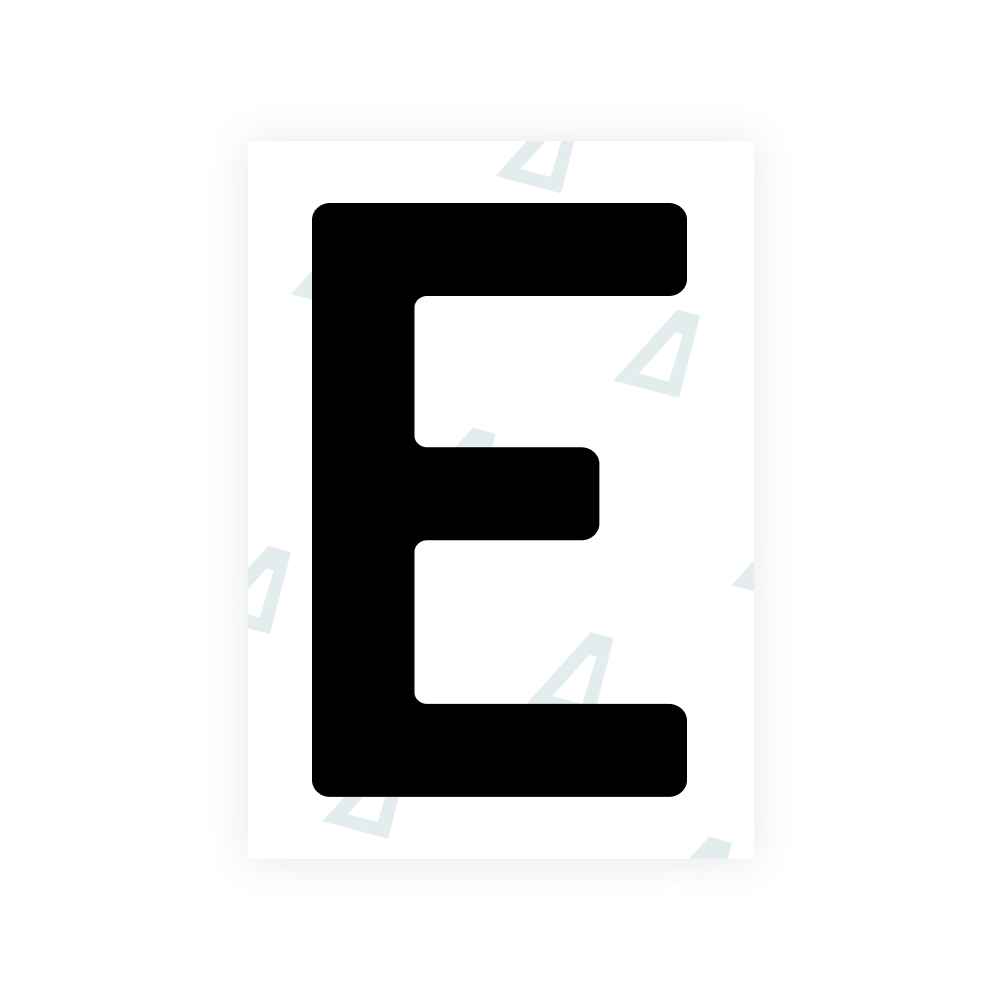 Alite Nanofilm for Finland license plates - Symbol "E"