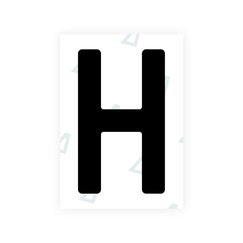 Alite Nanofilm per targhe finlandesi - Simbolo "H"