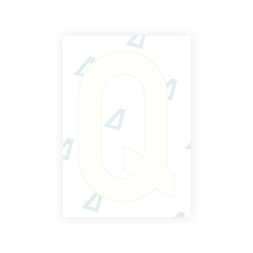 Alite Nanofilm for Finland license plates - Symbol "Q"