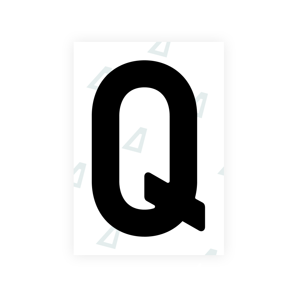 Alite Nanofilm for Finland license plates - Symbol "Q"