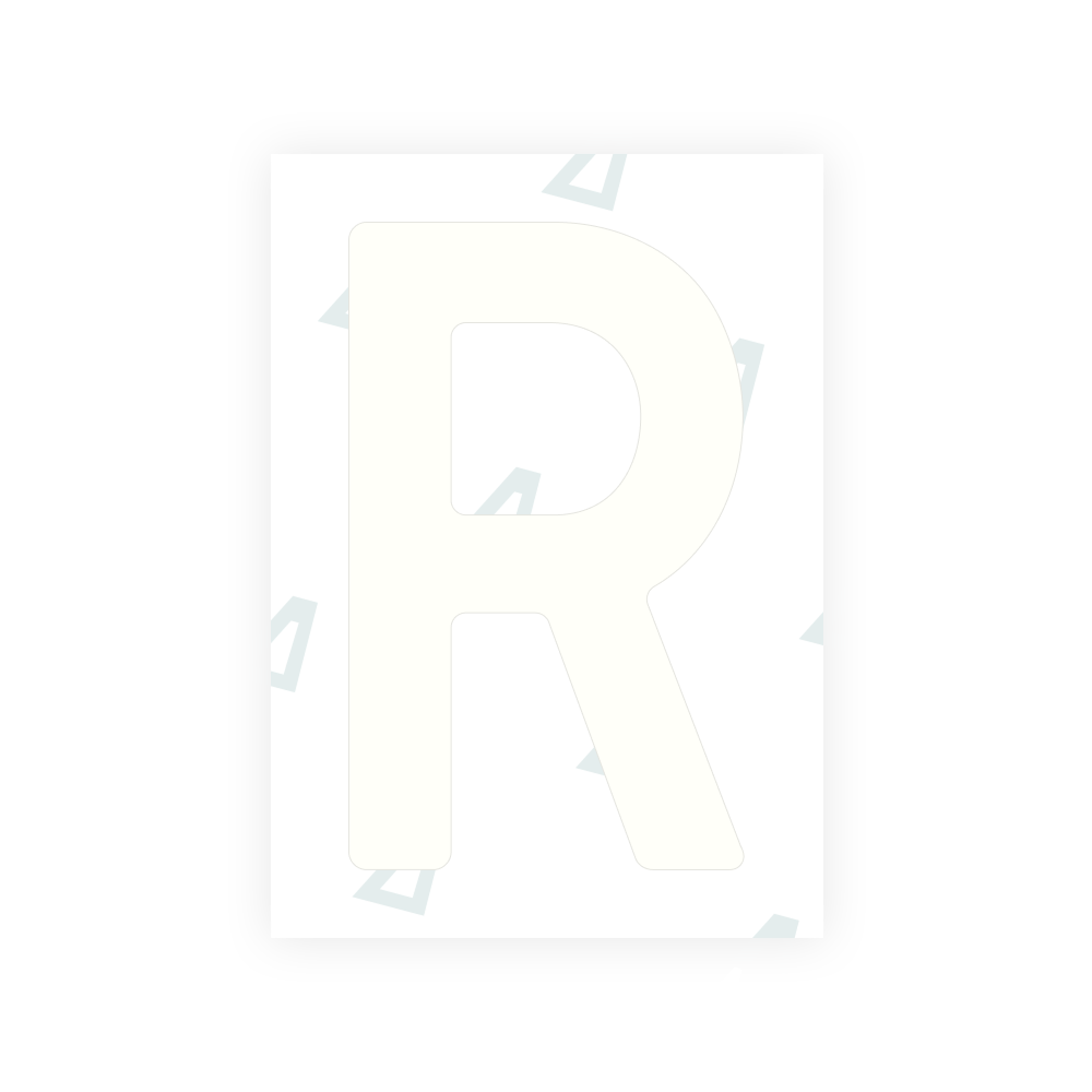 Alite Nanofilm for Finland license plates - Symbol "R"