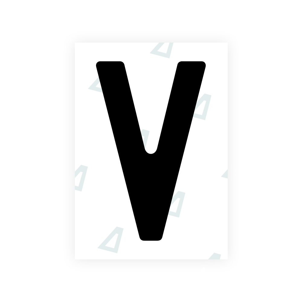 Alite Nanofilm for Finland license plates - Symbol "V"
