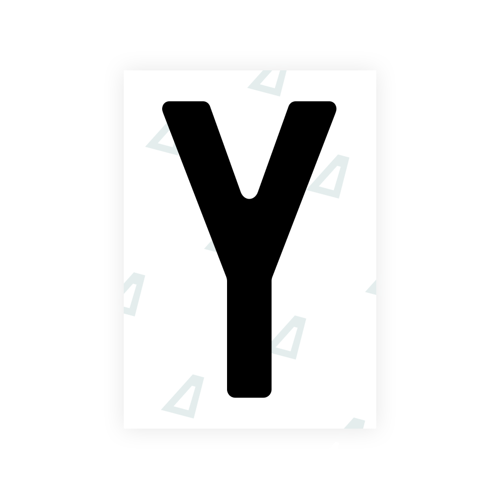 Alite Nanofilm for Finland license plates - Symbol "Y"
