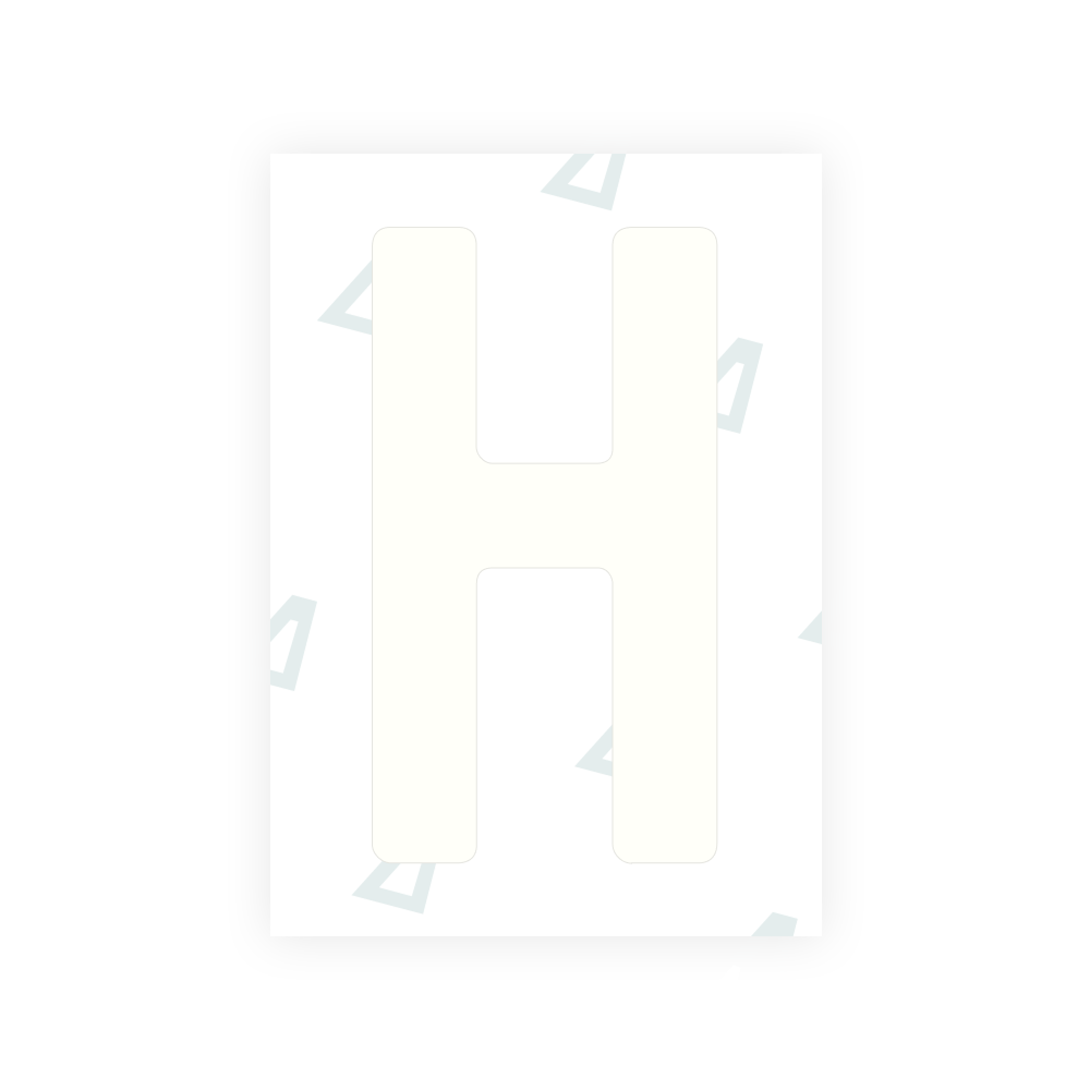 Alite Nanofilm for Georgia number plates - Symbol "H"