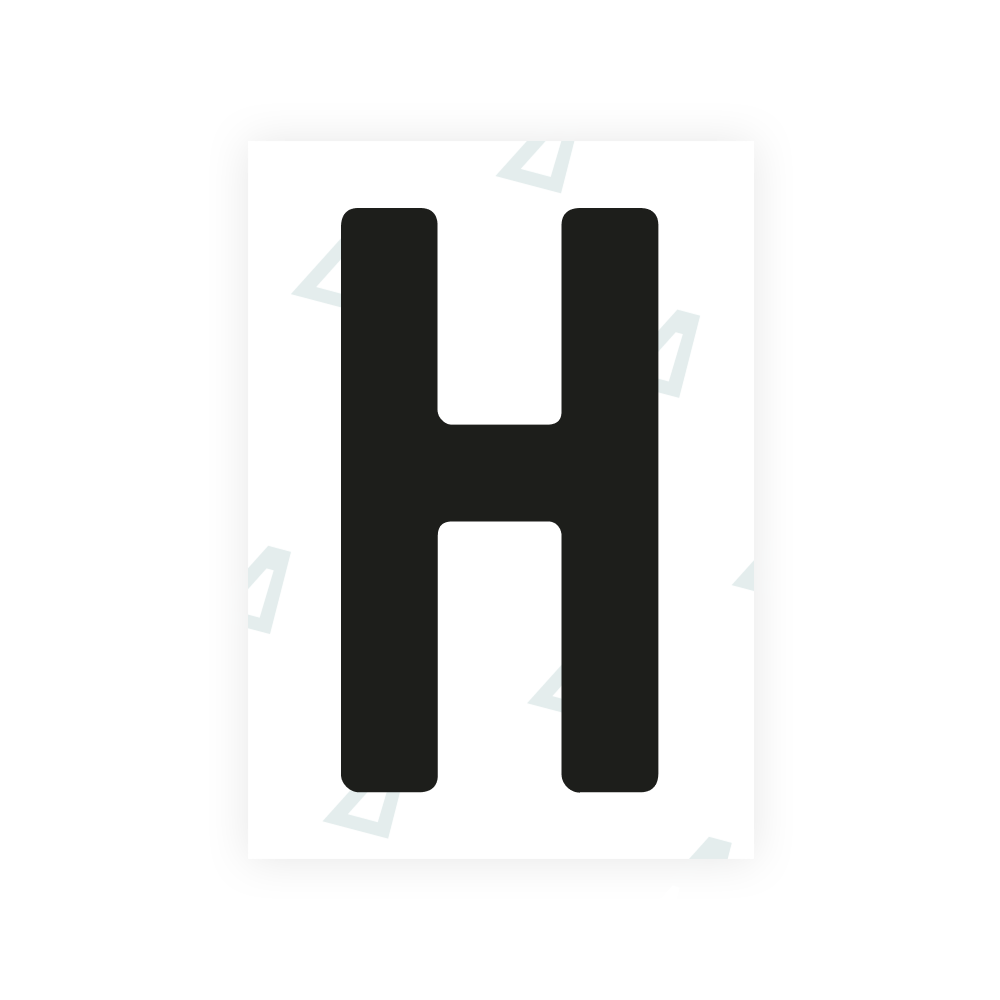 Alite Nanofilm for Georgia number plates - Symbol "H"