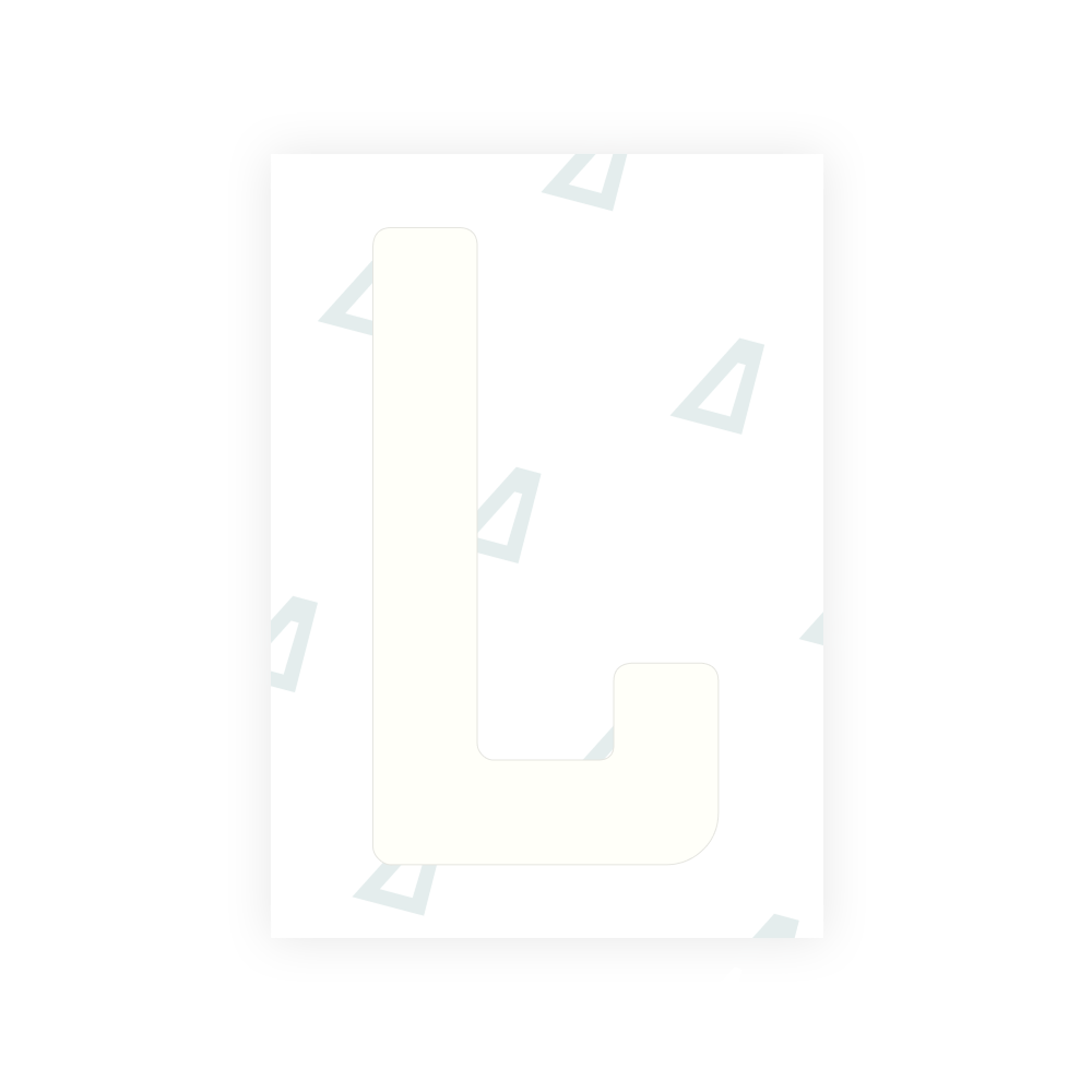 Alite Nanofilm for Georgia number plates - Symbol "L"