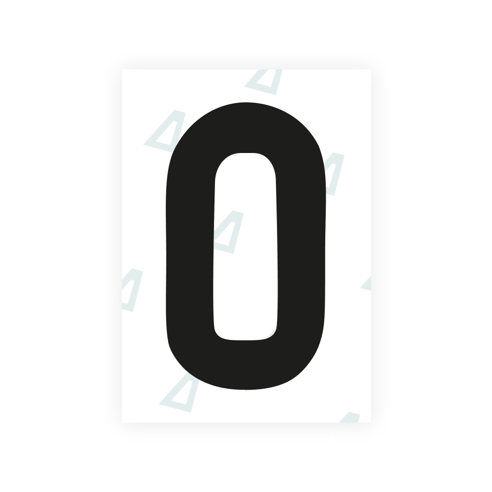 Alite Nanofilm for Georgia number plates - Symbol "O"