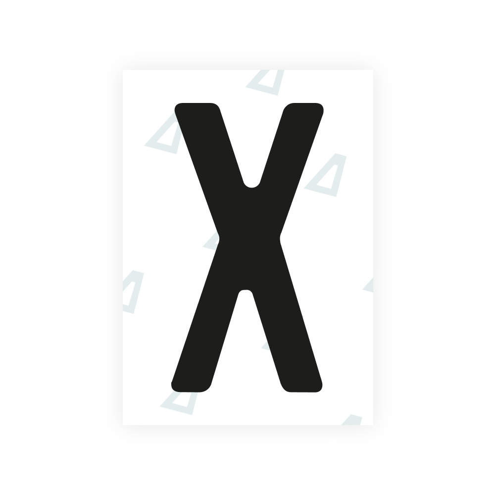 Alite Nanofilm for Georgia number plates - Symbol "X"