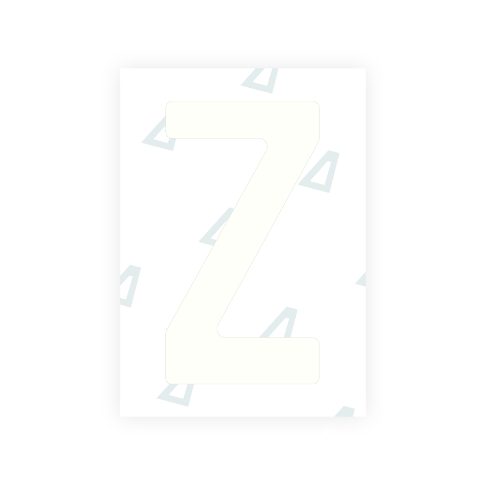 Alite Nanofilm for Georgia number plates - Symbol "Z"
