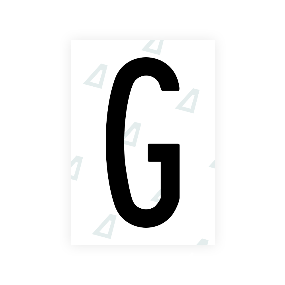 Alite Nanofilm for US (Hawaii) license plates - Symbol "G"