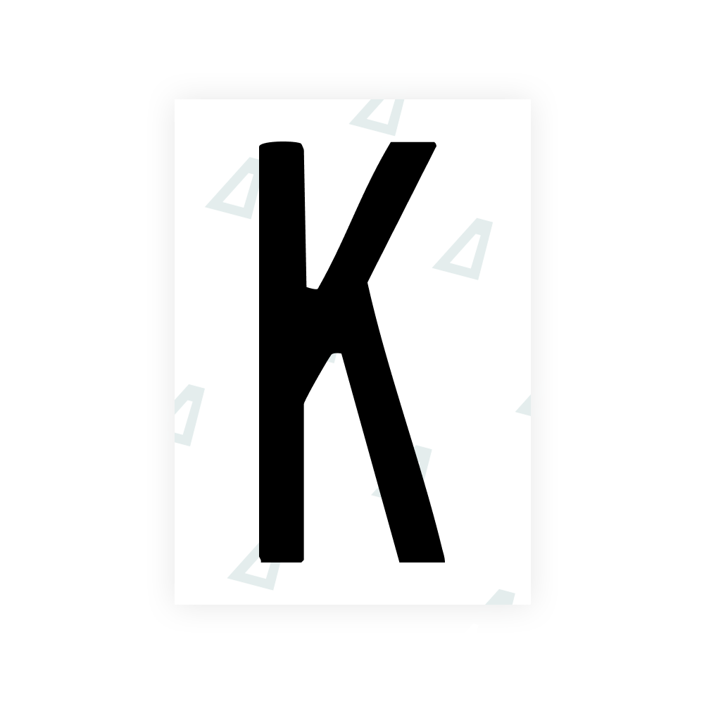 Film nano Alite pour plaques d'immatriculation américaines (Hawaï) - Symbole « K »