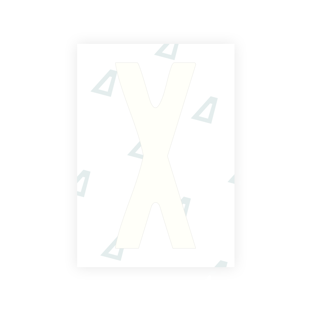 Alite Nanofilm for US (Hawaii) license plates - Symbol "X"