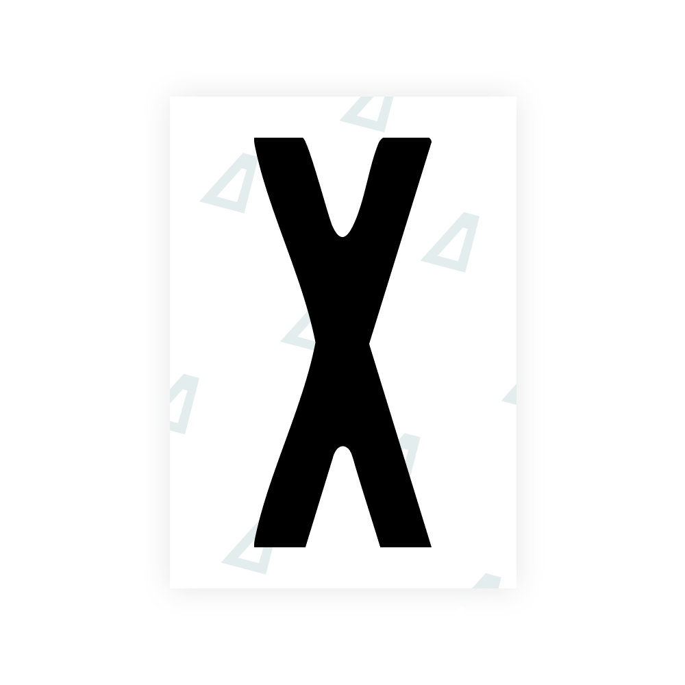 Alite Nanofilm for US (Hawaii) license plates - Symbol "X"