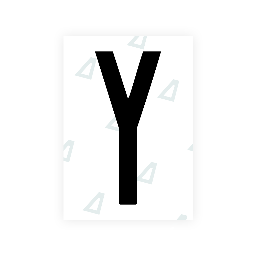 Alite Nanofilm for US (Hawaii) license plates - Symbol "Y"