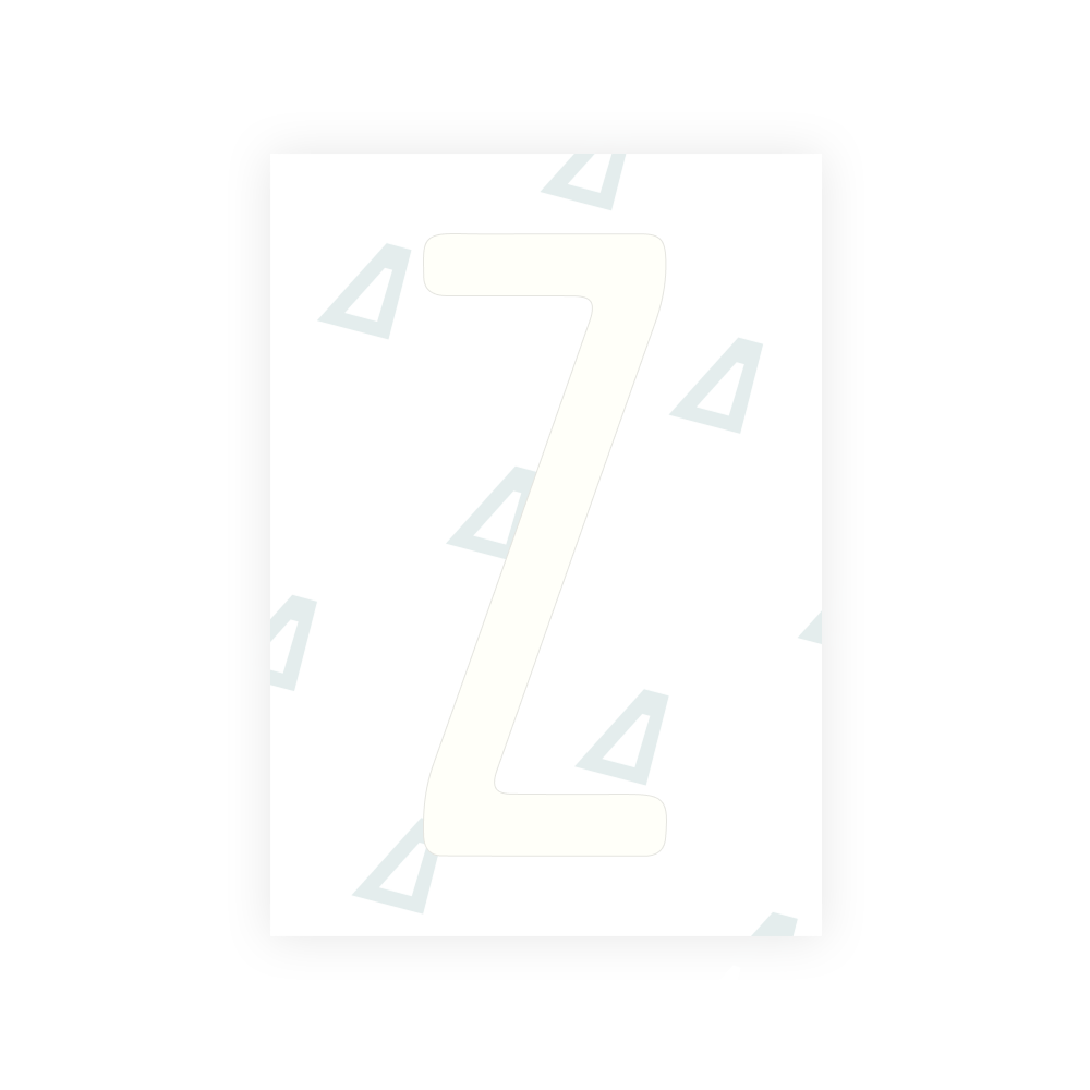 Alite Nanofilm for US (Illinois 2006 - Round) license plates - Symbol "Z"