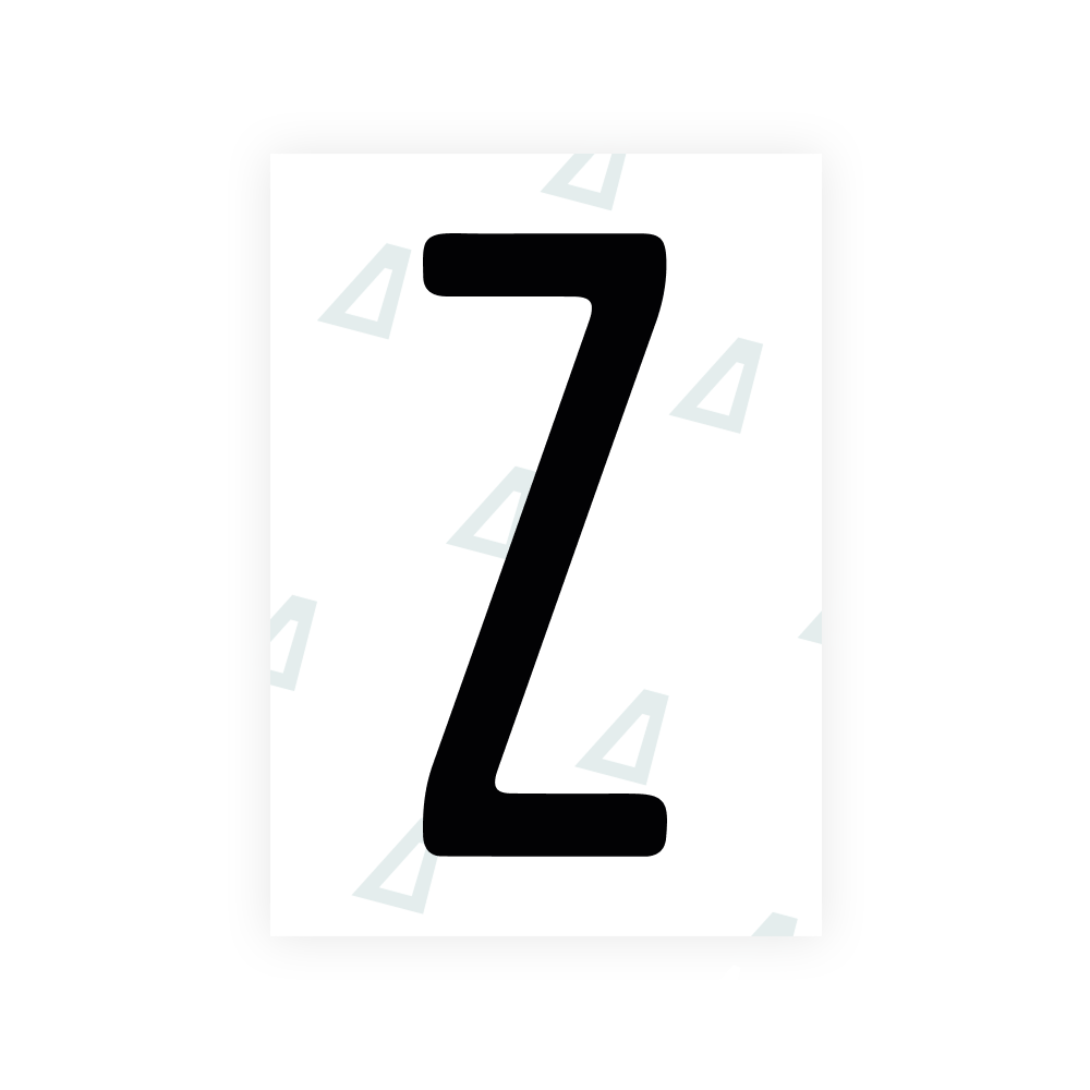 Alite Nanofilm for US (Illinois 2006 - Round) license plates - Symbol "Z"