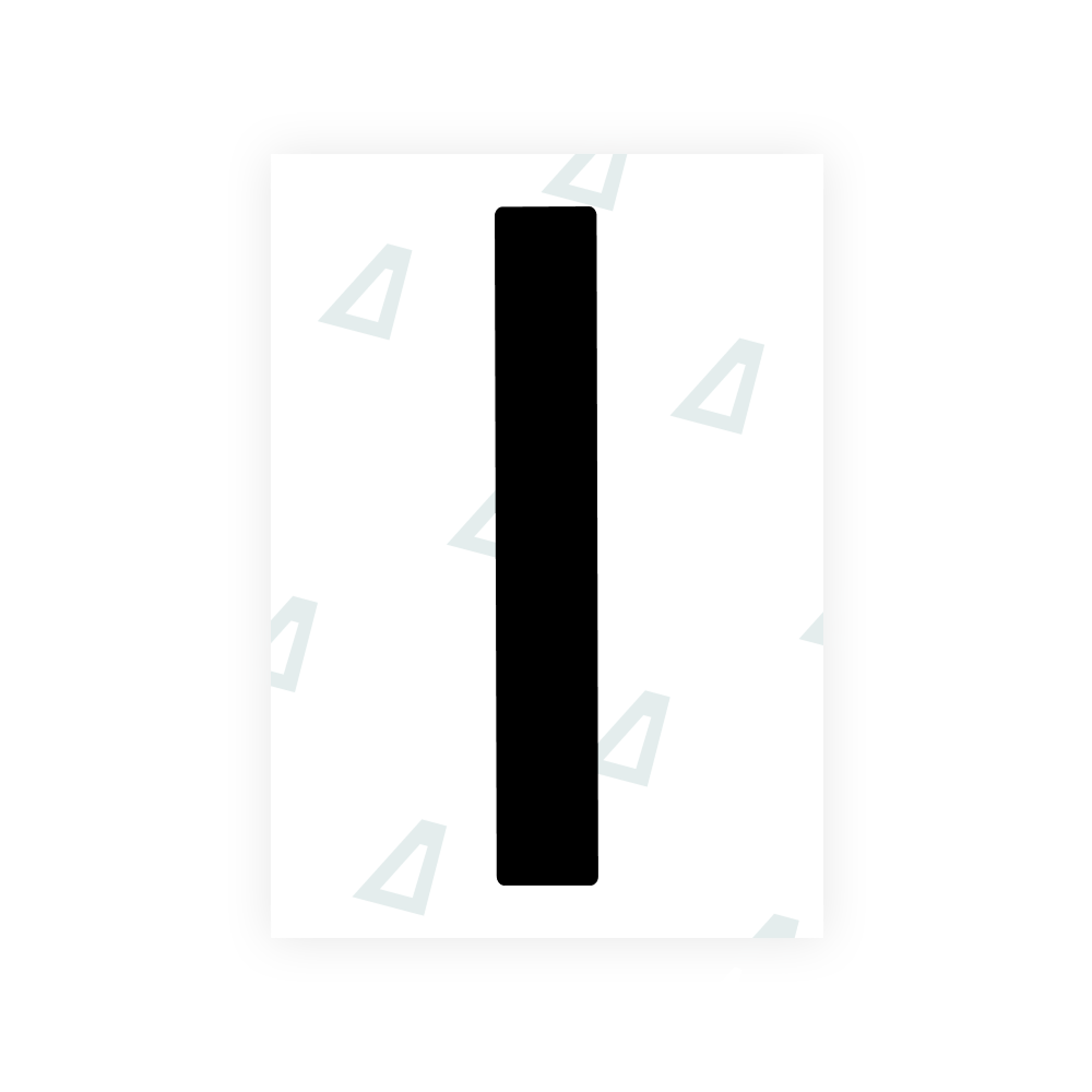 Alite Nanofilm for Ireland license plates - Symbol "I"