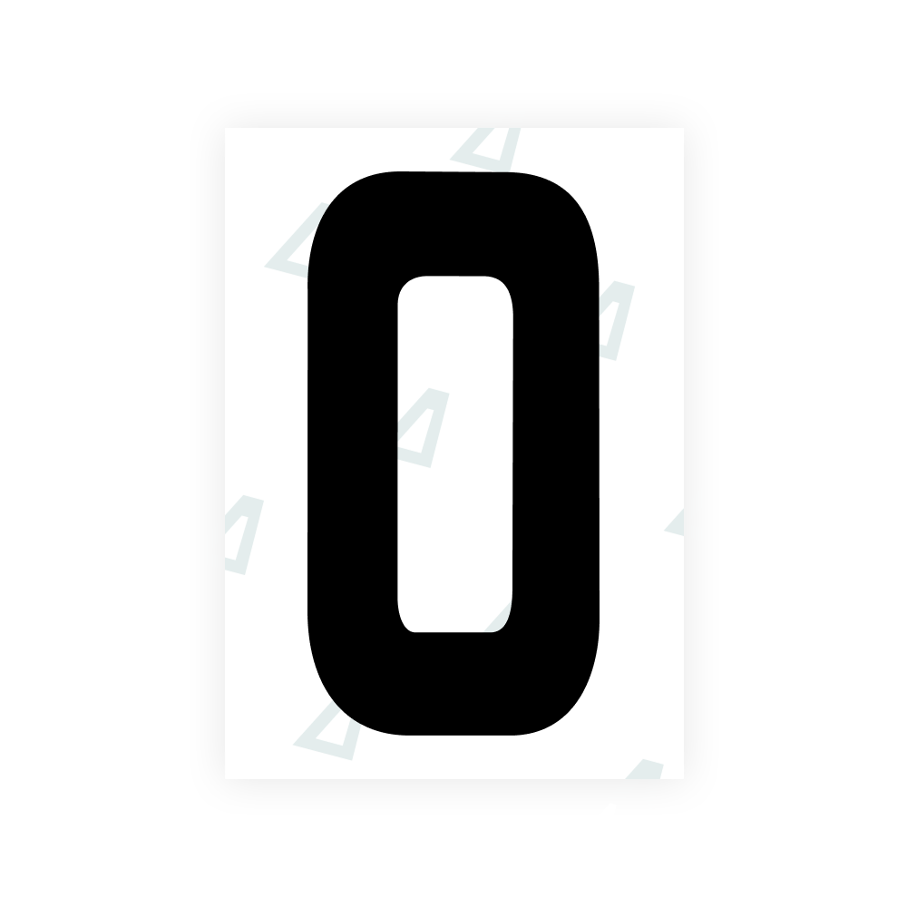 Alite Nanofilm for Ireland license plates - Symbol "O"