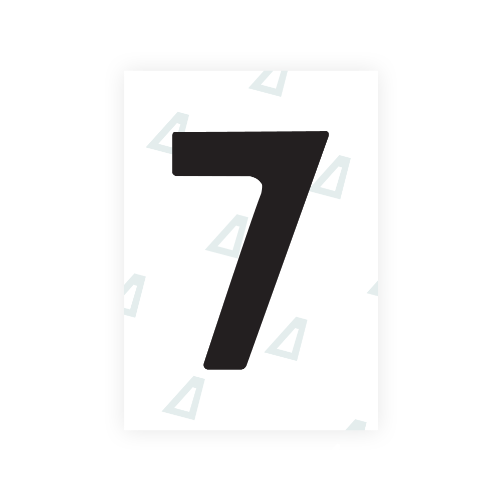 Alite Nanofilm pour plaques d'immatriculation de Jordanie (standard) – Symbole "7"