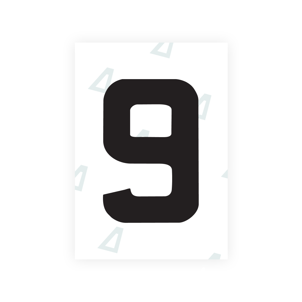 Alite Nanofilm for Jordan (standard) license plates - Symbol "9"