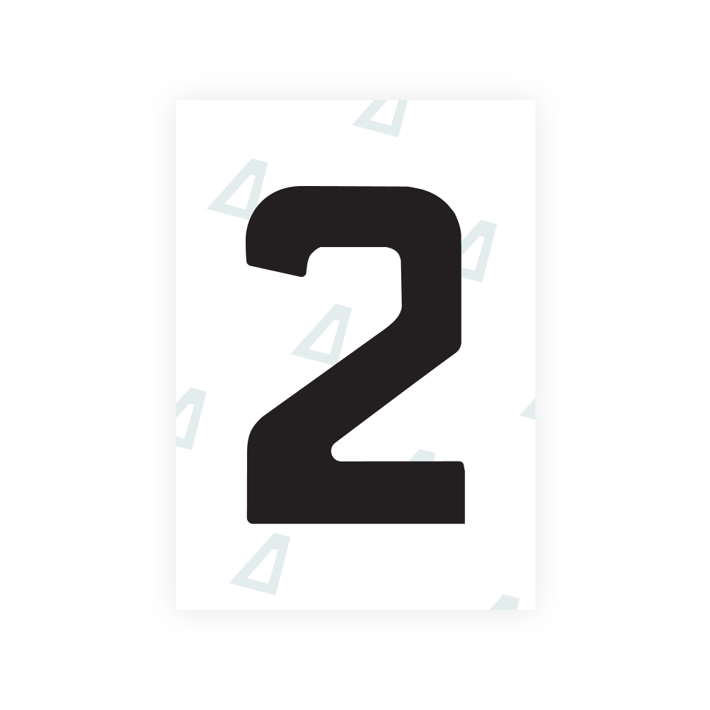 Alite Nanofilm for Jordan (standard) license plates - Symbol "2"
