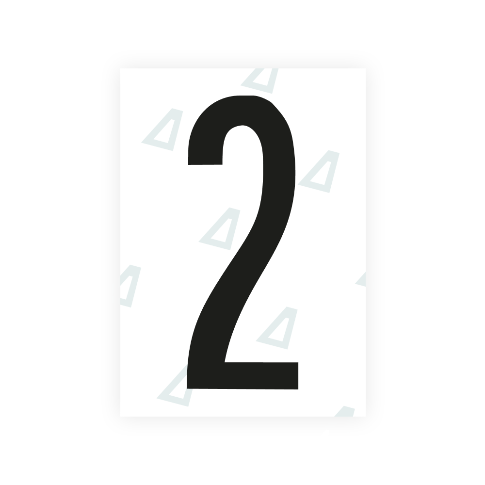 Alite Nanofilm for US (Nebraska 2023) license plates - Symbol "2"