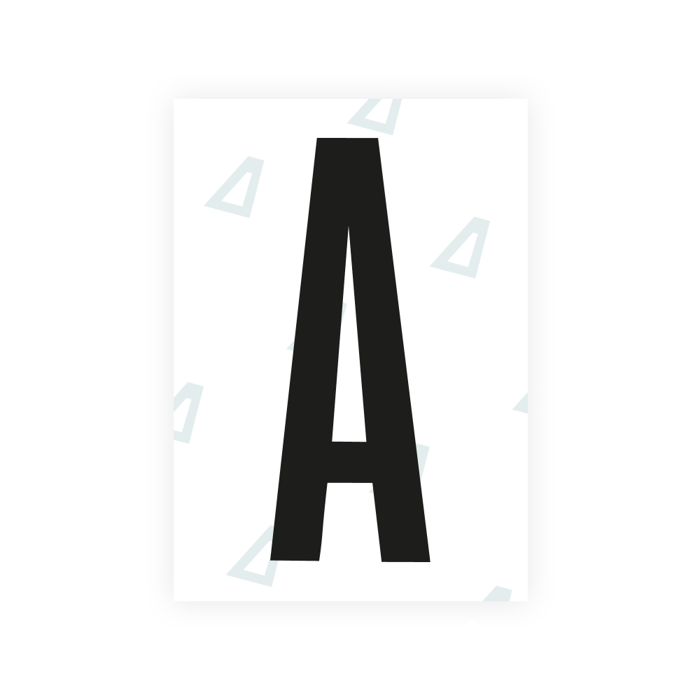 Alite Nanofilm for US (Kentucky - Flat) license plates - Symbol "A"