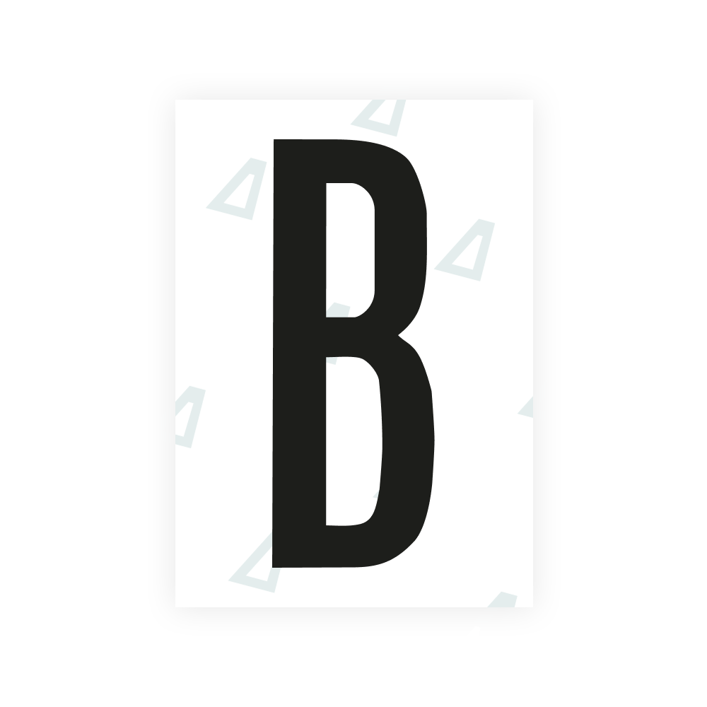 Alite Nanofilm para placas de veículos dos EUA (Kentucky - Plano) – Símbolo "B"