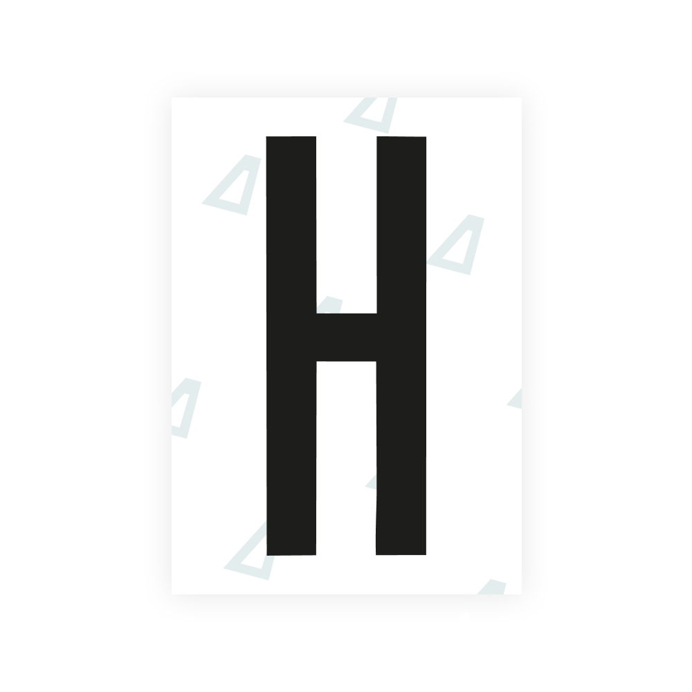 Alite Nanofilm for US (Kentucky - Flat) license plates - Symbol "H"