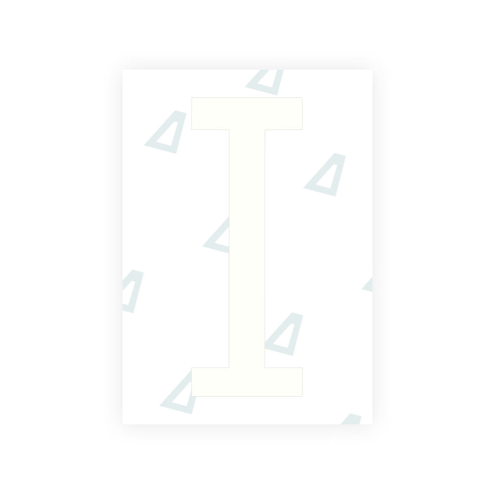 Alite Nanofilm for US (Kentucky - Flat) license plates - Symbol "I"