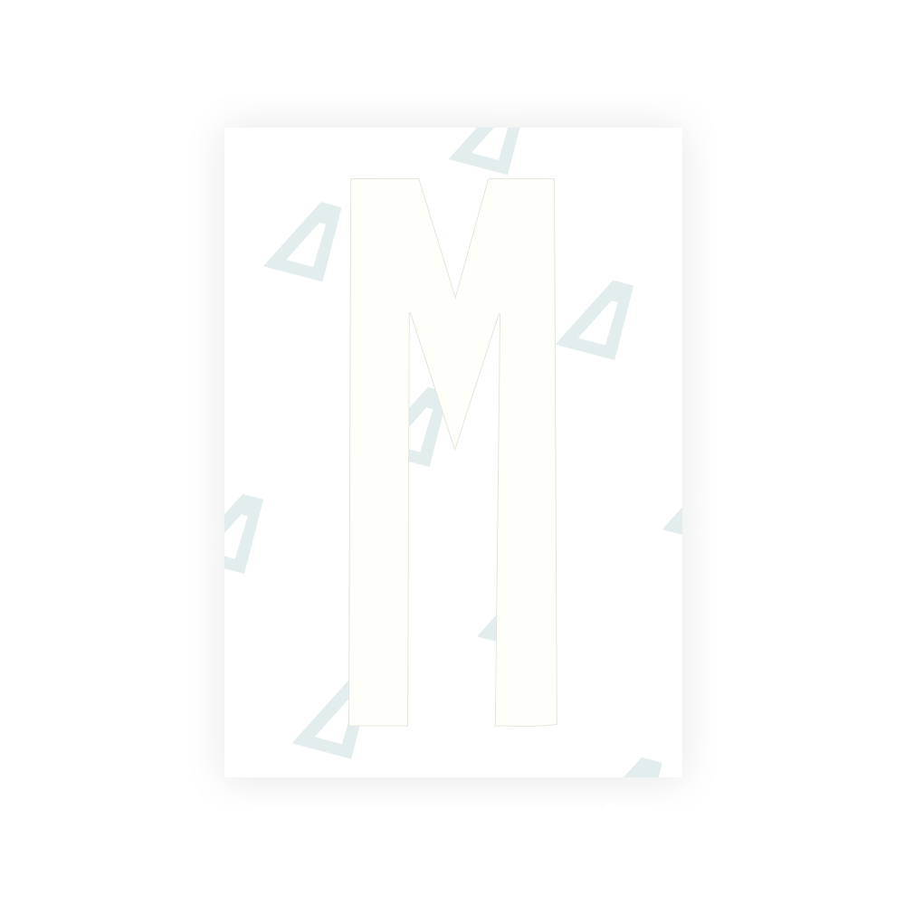 Alite Nanofilm for US (Kentucky - Flat) license plates - Symbol "M"