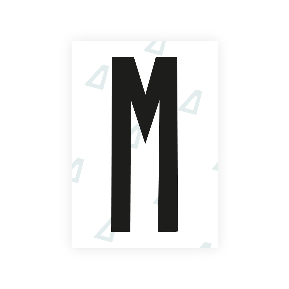 Alite Nanofilm for US (Kentucky - Flat) license plates - Symbol "M"