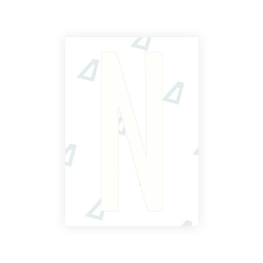 Alite Nanofilm for US (Kentucky - Flat) license plates - Symbol "N"