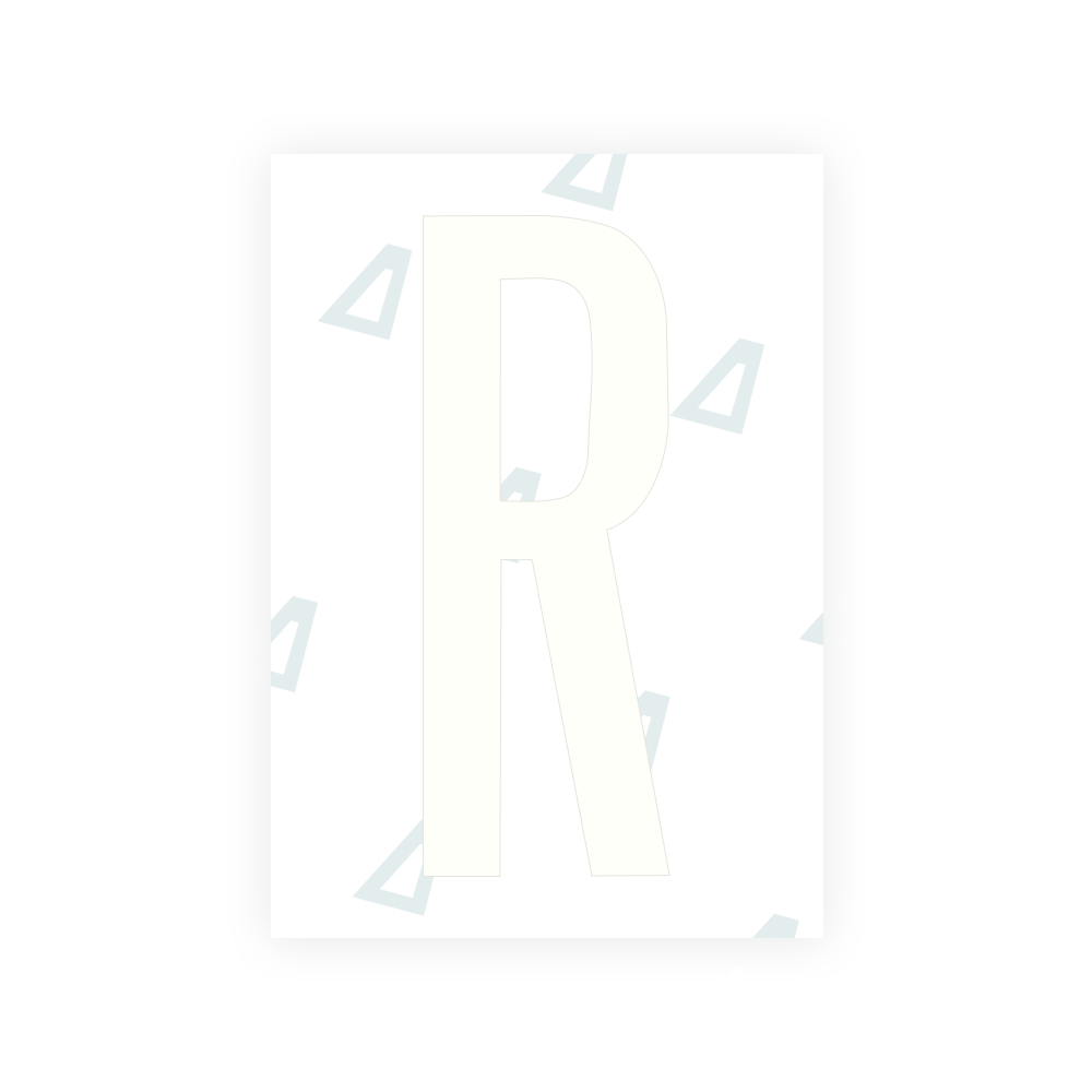 Alite Nanofilm for US (Kentucky - Flat) license plates - Symbol "R"