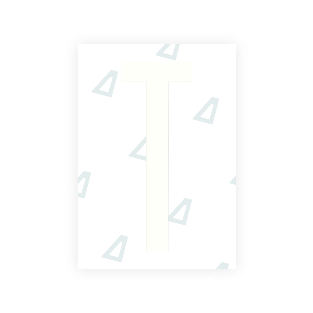 Alite Nanofilm for US (Kentucky - Flat) license plates - Symbol "T"