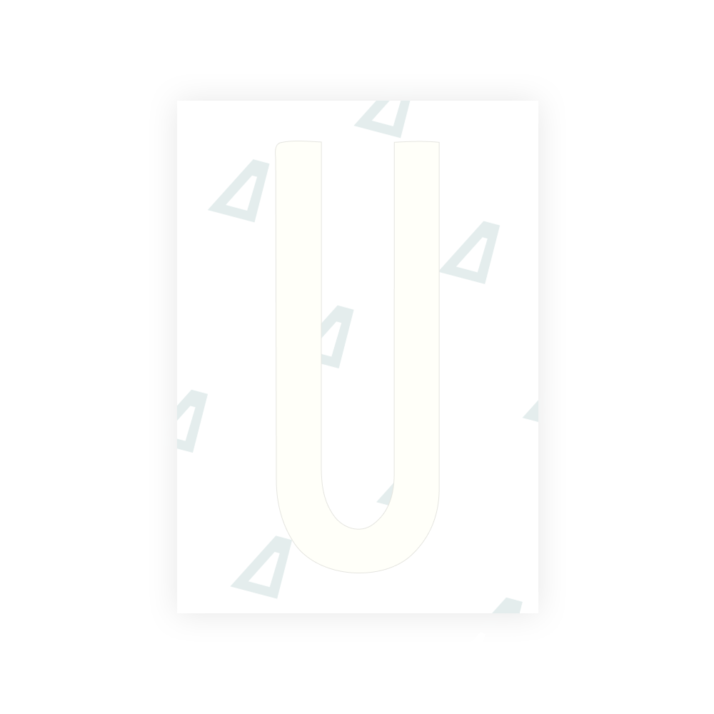 Alite Nanofilm for US (Kentucky - Flat) license plates - Symbol "U"