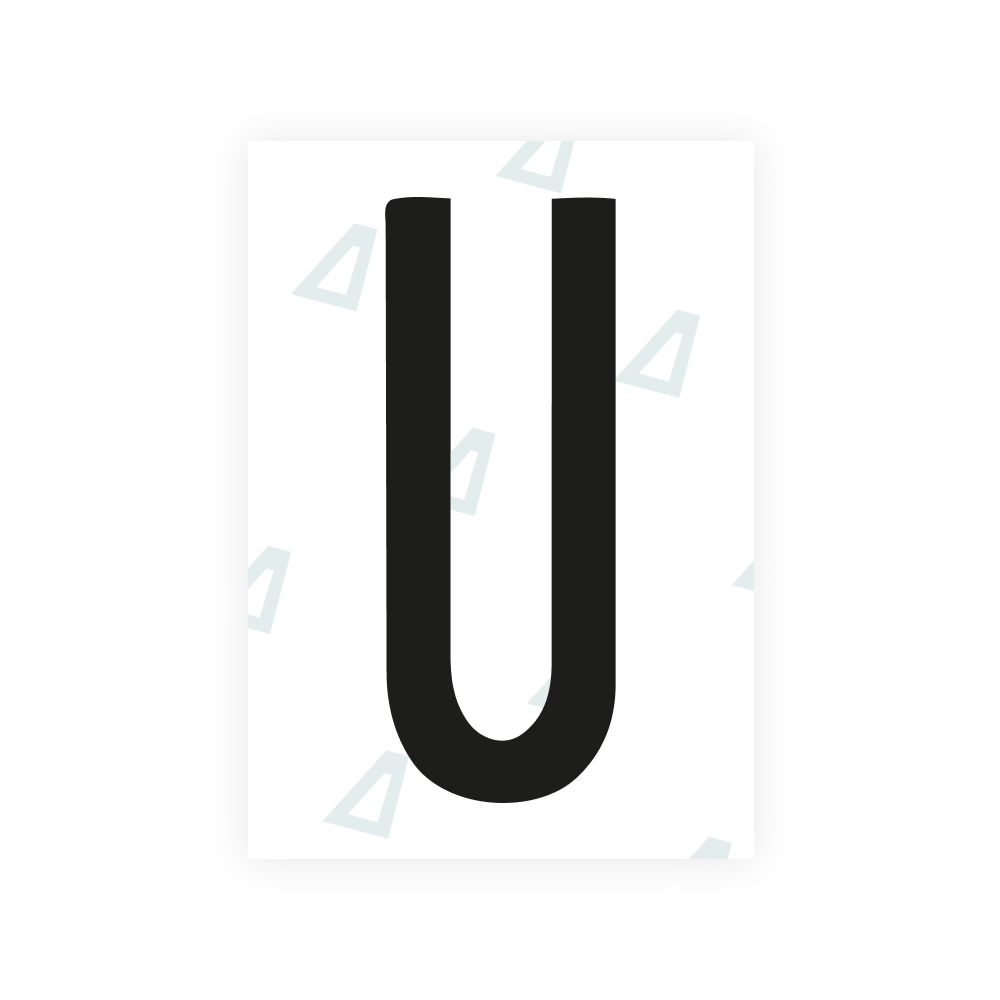 Alite Nanofilm for US (Kentucky - Flat) license plates - Symbol "U"