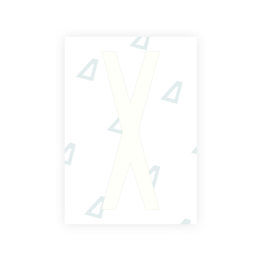 Alite Nanofilm for US (Kentucky - Flat) license plates - Symbol "X"