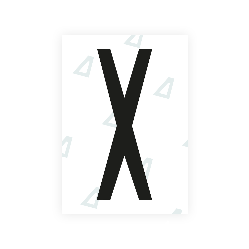 Alite Nanofilm for US (Kentucky - Flat) license plates - Symbol "X"