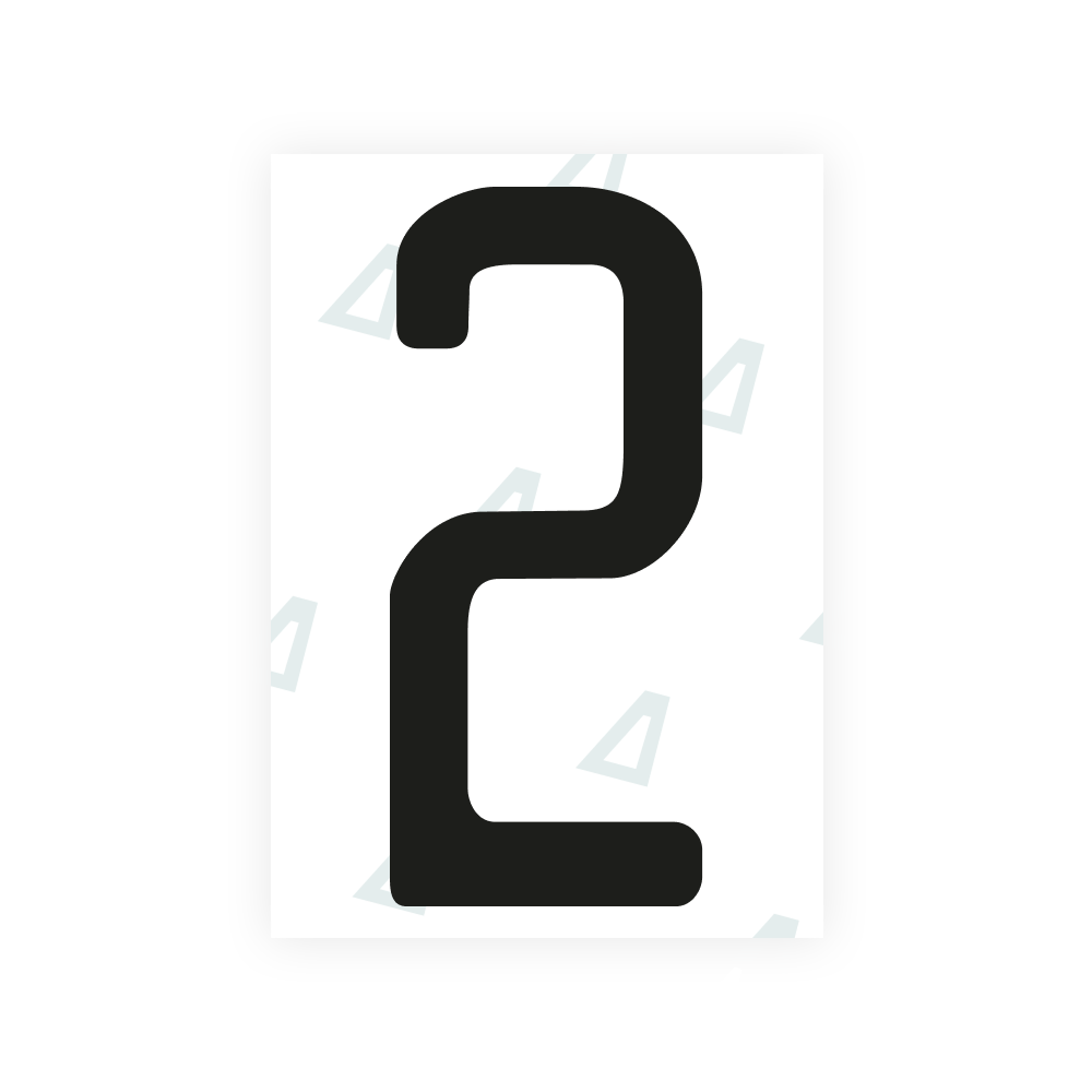 Alite Nanofilm for US (Kentucky - Embossed) license plates - Symbol "2"