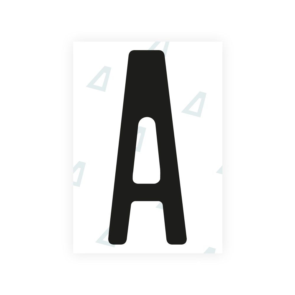 Alite Nanofilm for US (Kentucky - Embossed) license plates - Symbol "A"