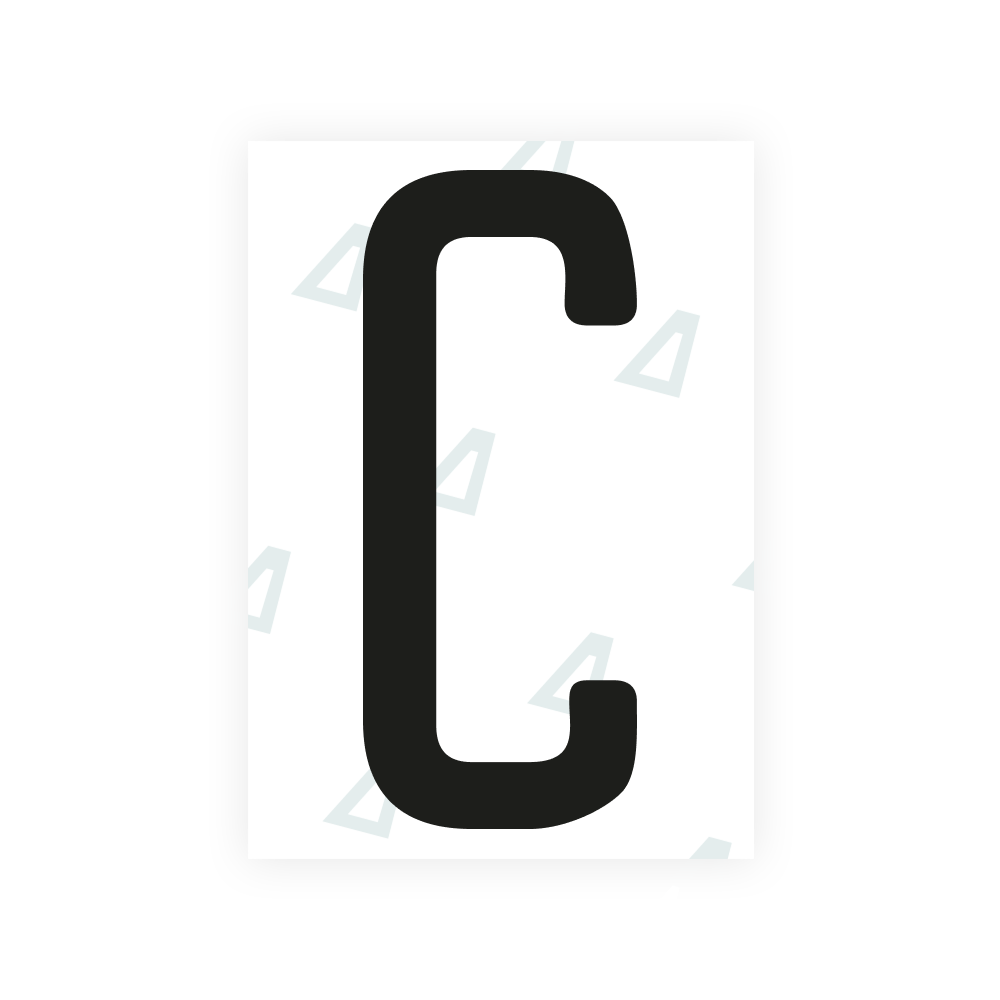 Alite Nanofilm for US (Kentucky - Embossed) license plates - Symbol "C"