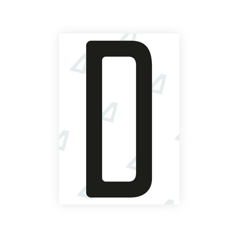 Nanofilme Alite para placas de veículos dos EUA (Oregon) - Símbolo "Z"