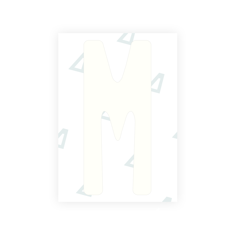 Alite Nanofilm for US (Kentucky - Embossed) license plates - Symbol "M"
